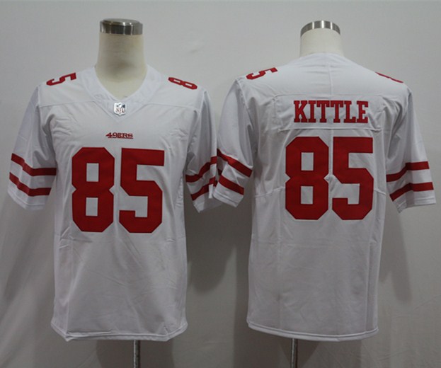 Men's San Francisco 49ers George Kittle #85 White Jersey